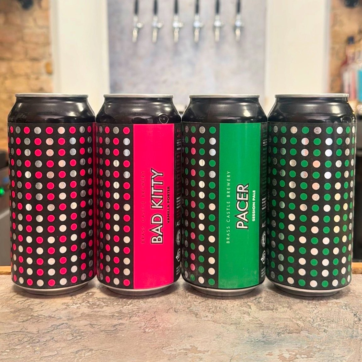 NEW #GlutenFree cans from Brass Castle! ‘Bad Kitty’ Vanilla Porter and ‘Pacer’ Session Pale loaded with Comet, Summit and Amarillo hops! 🍺 #Craft #Tooting #Craftbeer #Bar &amp; #BottleShop open late! #TootingBroadway #beer #beers #GlutenFreeBeer #GF