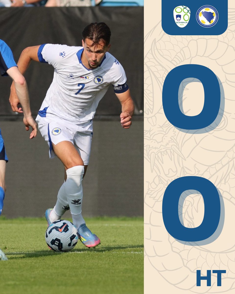 🇸🇮🆚🇧🇦 Završeno je prvo poluvrijeme utakmice u Celju.

#NFSBiH #zmajevi #dreambigdreambih