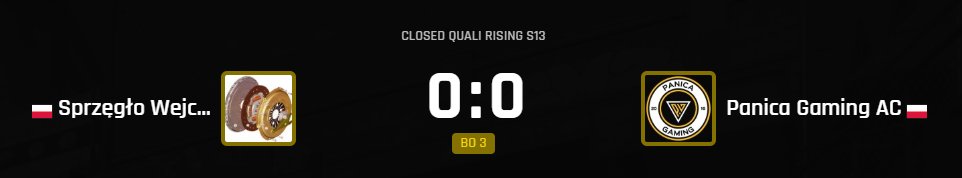 Pierwszy mecz do Rising