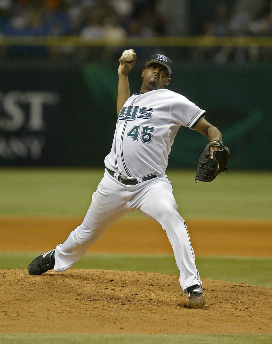 Easily the third overall pick in the 2001 MLB Draft ⚡️

#45 Dewon Brazelton

#BLUEnited | #BlueCrew
