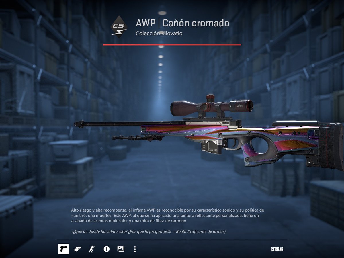 10 años de este juego para y recién ahora me sale algo digno en una caja.

Gracias <a href="/CounterStrike/">CS2</a>, te quiero.