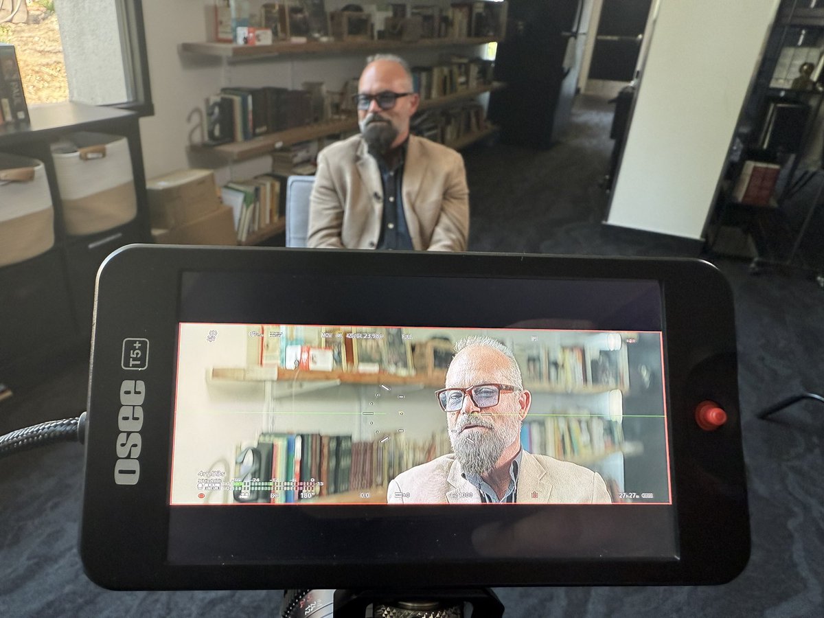 Yesterdays view while filming a research project