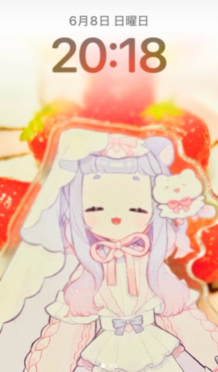 ｃｕｔｅ☺️🫶(一応の反射対策でぼかしをかけてる)