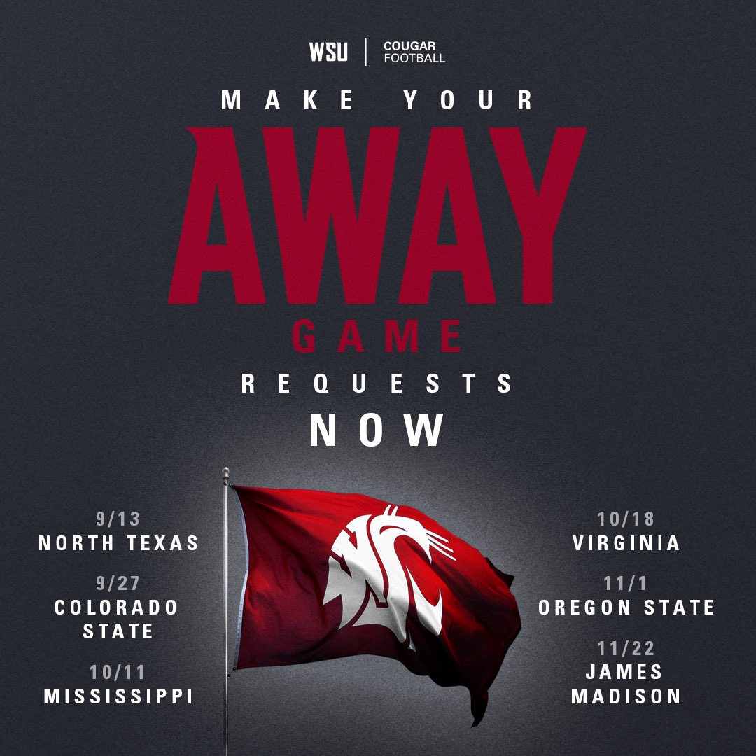 Don’t miss your chance to see the Cougs in action this season with 2025 away game tickets. Secure your seats NOW and cheer on the Cougs to victory. 

🎟️ shorturl.at/6KS7a 

#GoCougs