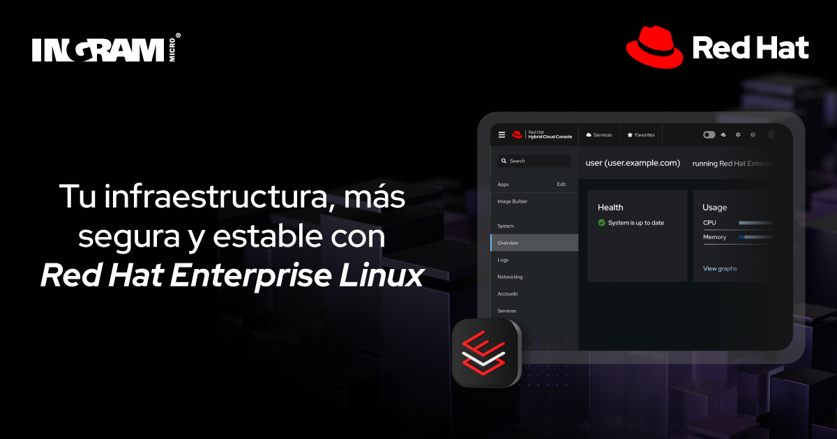 🎯Descubre por qué Red Hat Enterprise Linux es la base que tu negocio necesita.
📧Contáctanos para más información:

Susana.Garcia@ingrammicro.com | Business Development Manager en IM
Jocelyn.Flores@ingrammicro.com| Channel Development Strategist en IM
#RHEL #RedHat #Linu