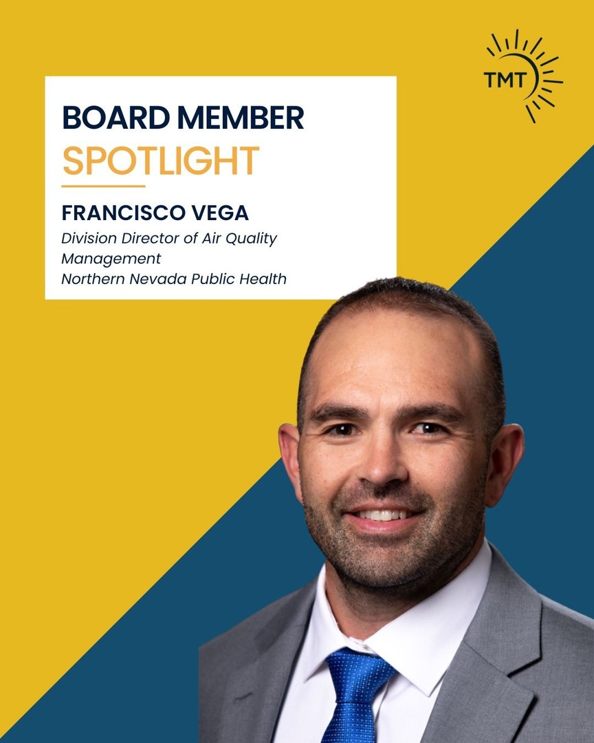 🌿 Meet Francisco Vega, Air Quality Division Director at <a href="/NNPH_Org/">Northern Nevada Public Health</a> and dedicated TMT board member. With 20+ years in public health, Francisco helps protect the air we breathe in the Truckee Meadows.

Learn more about our board:
[LINK] truckeemeadowstomorrow.org/who-we-are