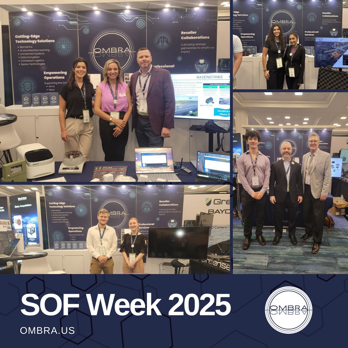 OMBRA_LLC's tweet image. ❓Did you see us? Ombra attended SOF Week 2025 and showcased partner innovations like The TEKEVER AR3, a shipborne UAS for maritime and land missions like ISTAR, surveillance, and support.

‼️Want to learn more? Book a demo to see AR3 in action: zurl.co/xhOq7 #SOFWeek