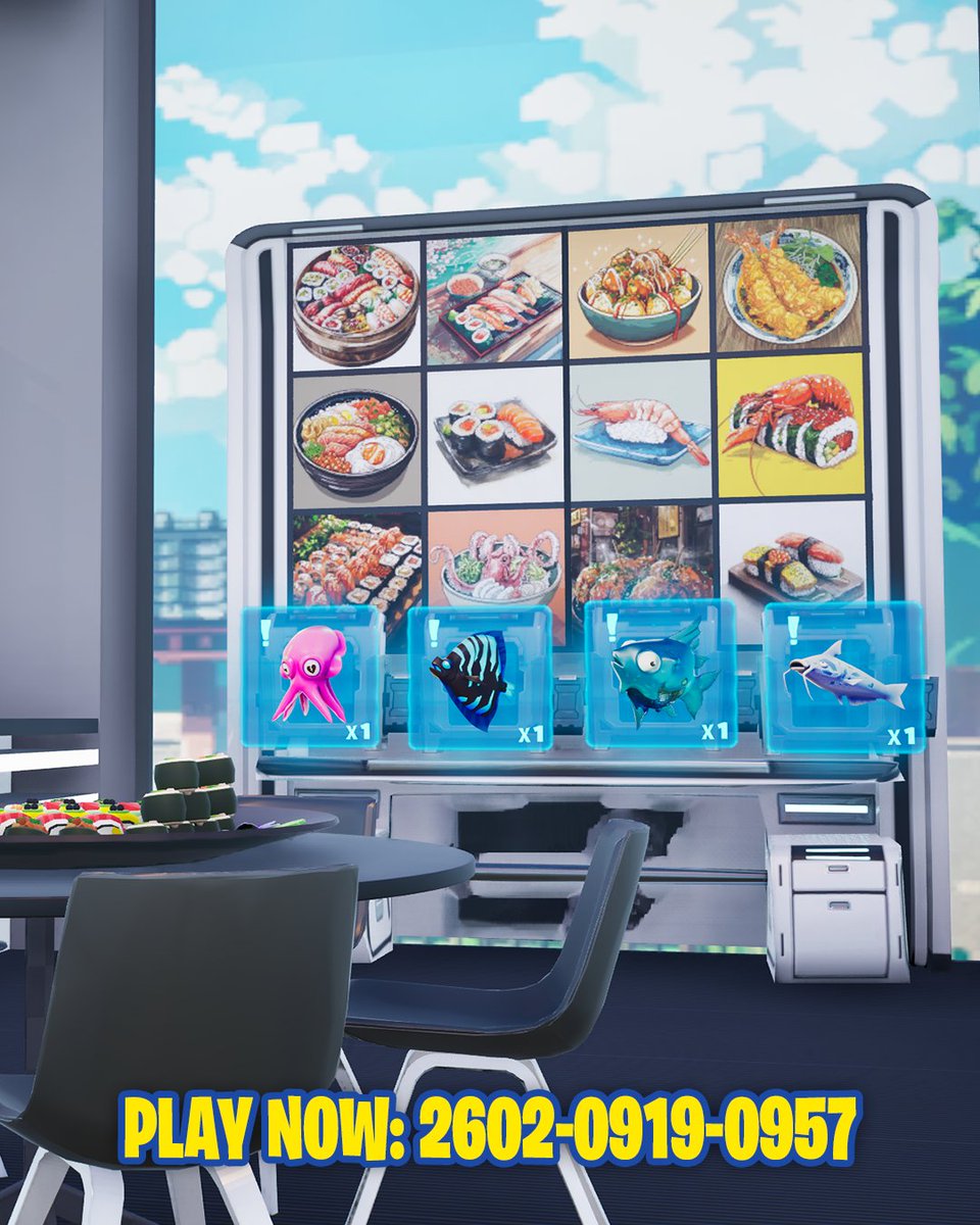 Welcome to the Sushi Bar inside Aquarium Tycoon! 🍣🐠

Take customer orders, slice the perfect sashimi, deliver with style — and watch your profits roll in! 💸

The better your service, the faster you grow your aquarium empire.

Island Code: 2602-0919-0957

#AquariumTycoon