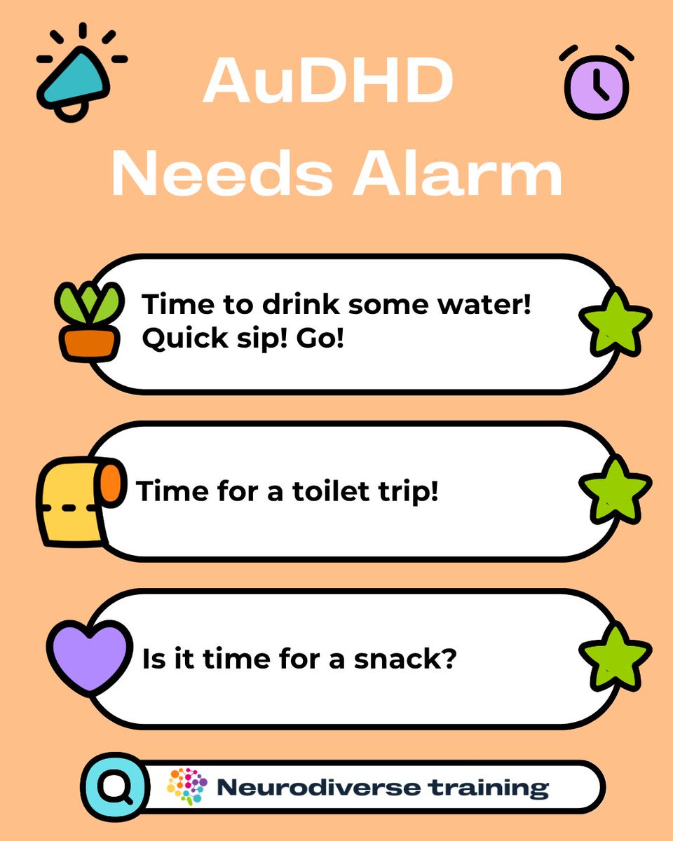 LorenSnow_'s tweet photo. You may have heard of the tea time alarm but, for us AuDHDers, even if we join in with the tea time alarm we may forget we’ve made the tea and only find it hours later when it has gone cold! 

What advice would you add to our list?

#autism #adhd #audhd #Teaalarm https://t.co/e7vgmQo6RQ