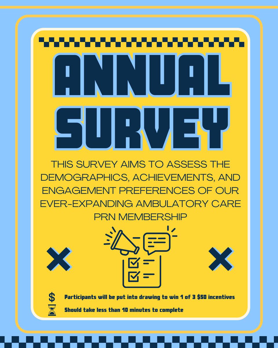 It's that time of year to do the annual membership survey. See your email for the link or go to the bio to complete today.