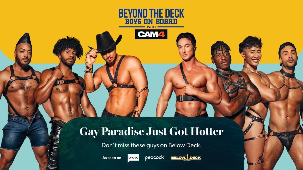 🚨 Adult stars. Mega yacht. Primetime takeover

These #CAM4 icons are crashing the mainstream in the steamiest crossover yet!

🔥 From the deck to your screen, 7 queer legends are bringing the heat to Bravo’s Below Deck — and trust us, it’s unfiltered, unapologetic, and