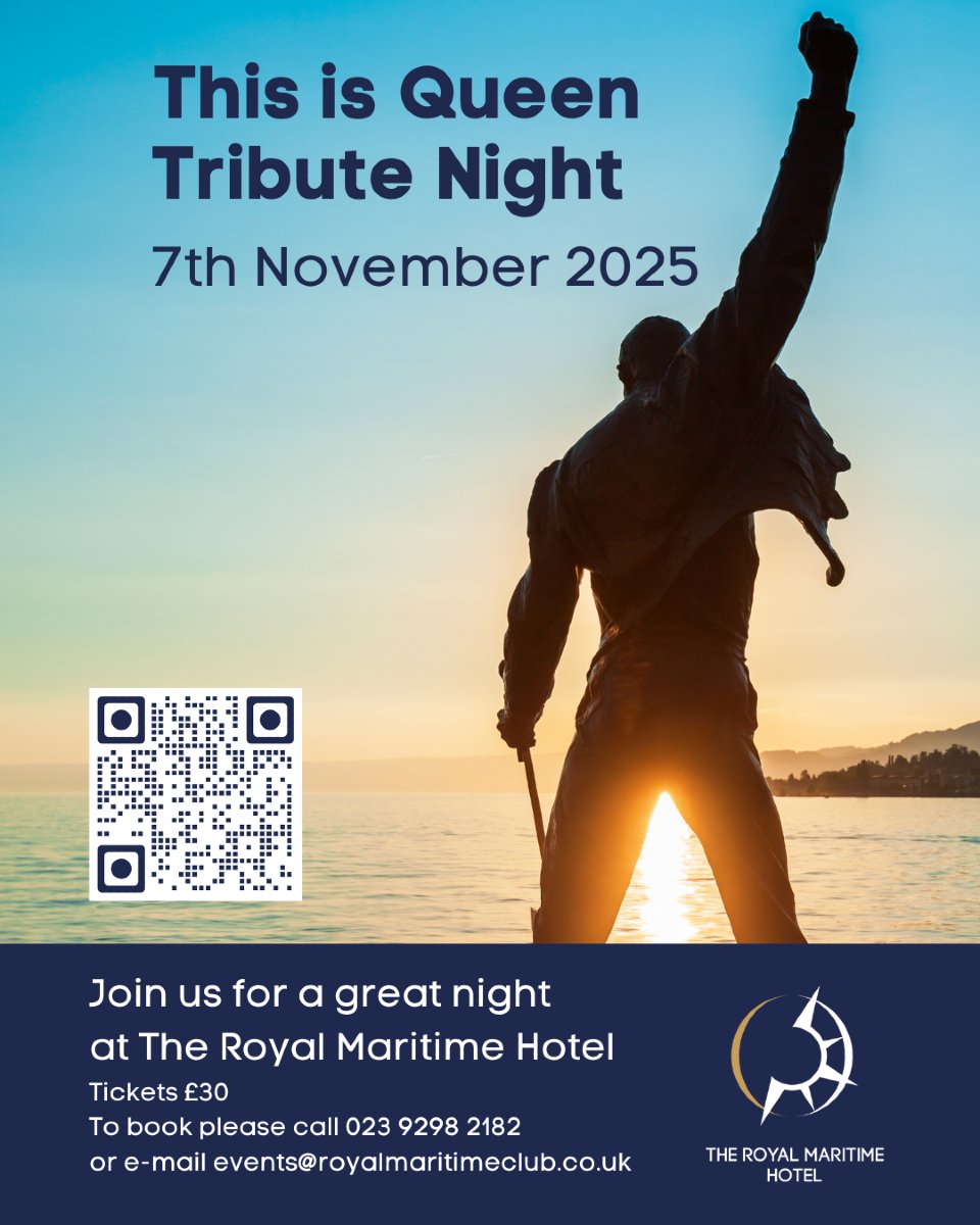 Join us in November for This is Queen!
royalmaritimehotel.co.uk/this-is-queen