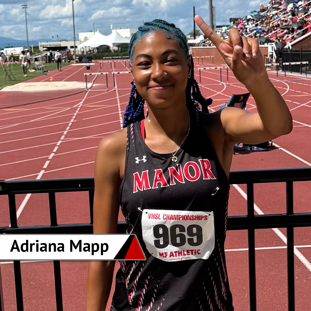 Portsmouth Schools (@portsvaschools) on Twitter photo Congratulations to Manor High School's Yowome Ayim and Adriana Mapp, who won state championships in the triple jump and 400m dash. Yowome broke the state record set in 2016 with a jump of 40ft and 3in! Adriana won her title with a time of 55.87 seconds! #PPSShines <a href="/ManorHS757/">Manor High School</a> Congratulations to Manor High School's Yowome Ayim and Adriana Mapp, who won state championships in the triple jump and 400m dash. Yowome broke the state record set in 2016 with a jump of 40ft and 3in! Adriana won her title with a time of 55.87 seconds! #PPSShines <a href="/ManorHS757/">Manor High School</a>
