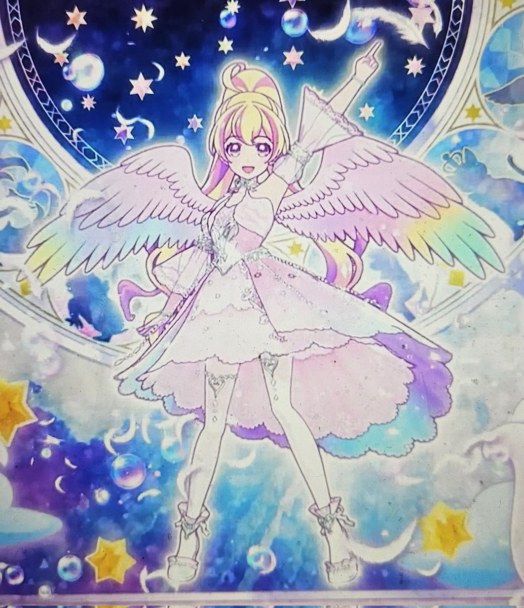 アイカツのドレス＆翼の組み合わせめっちゃ可愛いんだよなぁ…💕私が