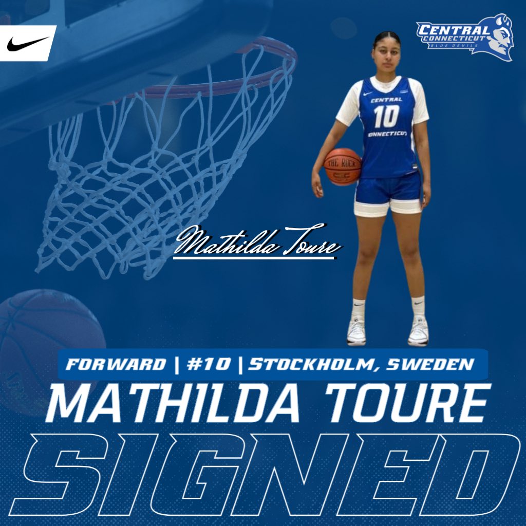From Stockholm to New Britain 🇸🇪➡️🇺🇸
Welcome to CCSU, Mathilda! #BlueDevilBound 💙