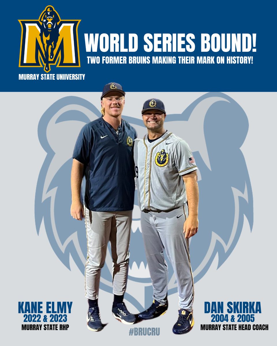 Kellogg Community College Athletics (@kelloggbruins) on Twitter photo Congrats to <a href="/BaseballKellogg/">Kellogg CC Baseball</a> Alum - Dan Skirka & Kane Elmy! <a href="/RacersBaseball/">Murray State Baseball</a> is headed to the D1 College World Series!
Skirka played at KCC in 2004 & 2005 while Elmy played in 2022 & 2023. Both were named KCC Outstanding Male Scholar Athlete of the Year.
#BruCru #AlwaysABruin Congrats to <a href="/BaseballKellogg/">Kellogg CC Baseball</a> Alum - Dan Skirka & Kane Elmy! <a href="/RacersBaseball/">Murray State Baseball</a> is headed to the D1 College World Series!
Skirka played at KCC in 2004 & 2005 while Elmy played in 2022 & 2023. Both were named KCC Outstanding Male Scholar Athlete of the Year.
#BruCru #AlwaysABruin