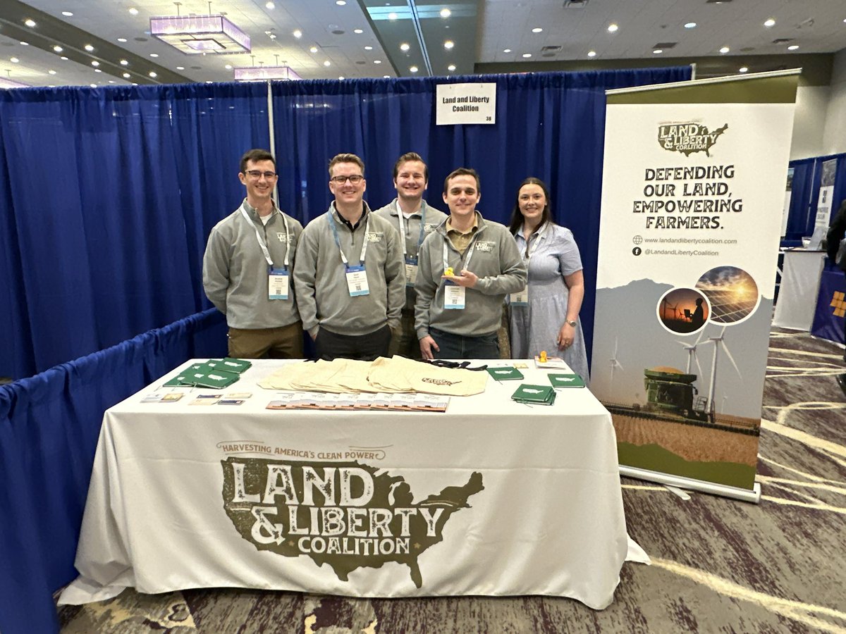 LLCoalition's tweet image. Our Land & Liberty team is proud to join our @ConsEnergyNet colleagues at the @MWSolarExpo in Chicago this week to talk about the importance of elevating the right local voices for solar siting in rural America.