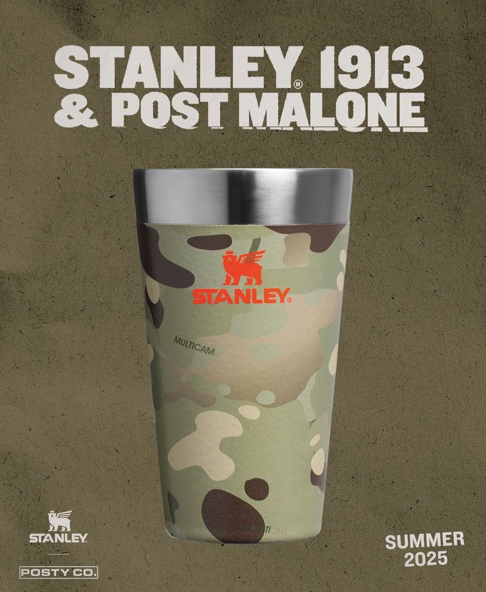 #PostMalone se unió con Stanley 1913