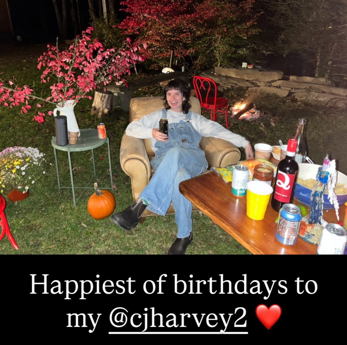 Claire via ig story 🎂