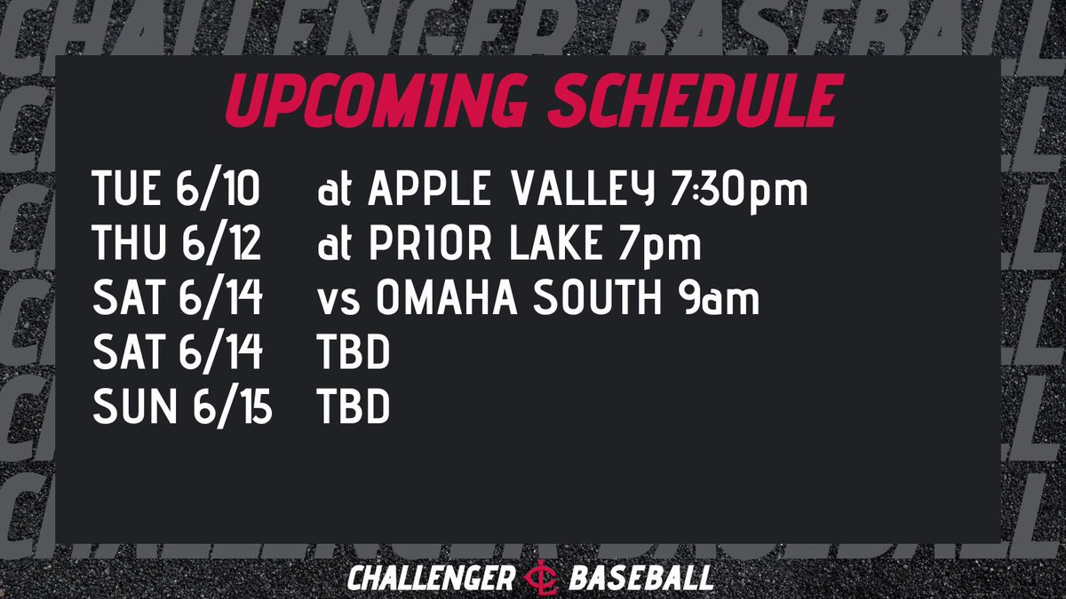 The 2025 Challenger Baseball season kicks off tonight in Apple Valley!