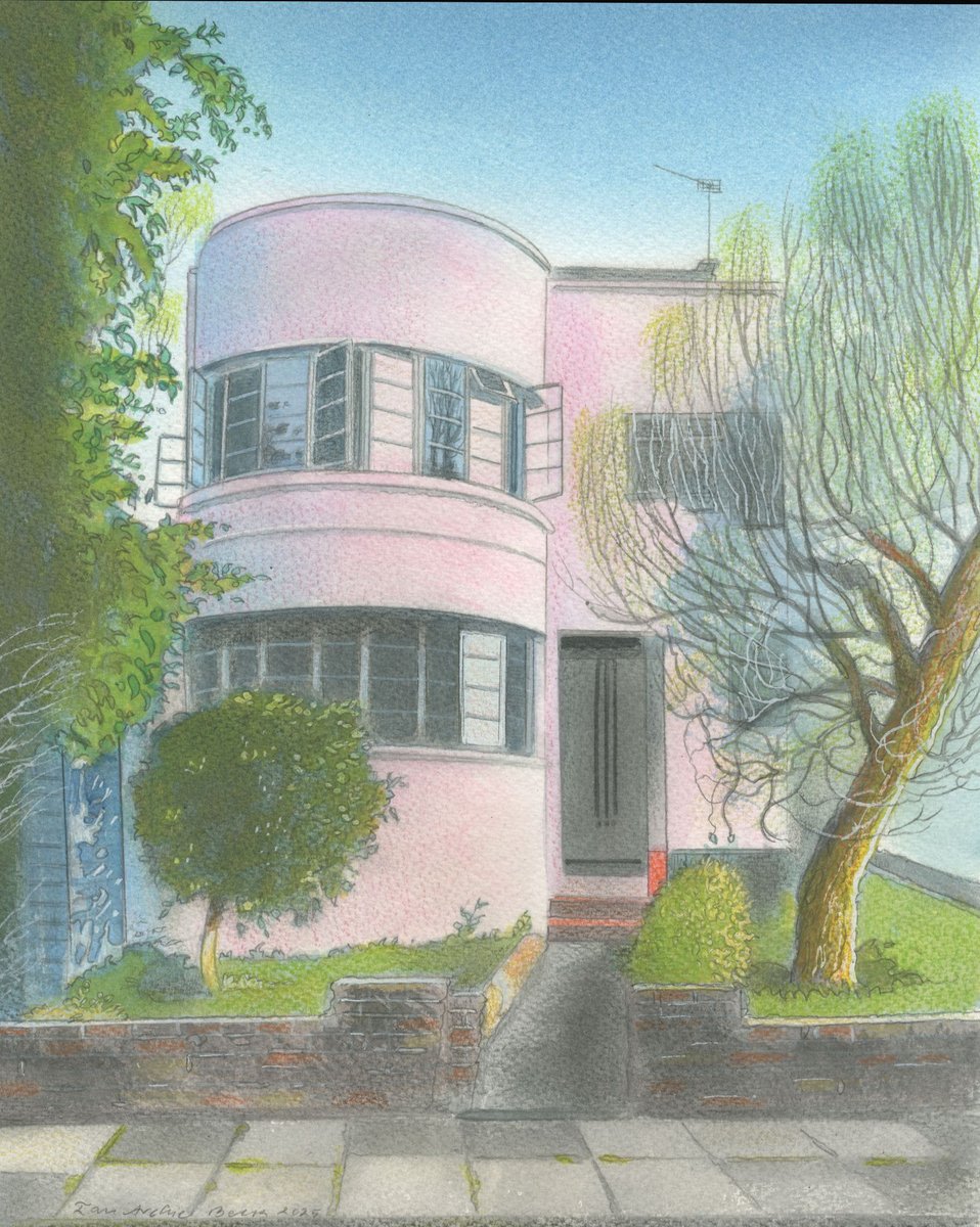 'The Pink House near Ducks Walk, Richmond' (2025) by Ian Archie Beck
ianarchiebeck.co.uk