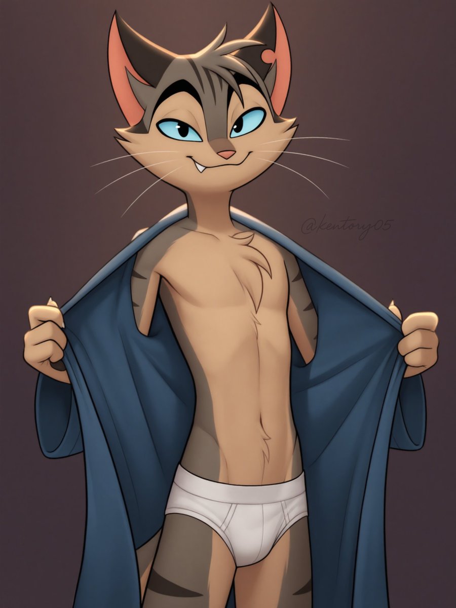 Requested by <a href="/AgentP1210444/">Agent P</a>: Rocky in underwear. It looked a bit too plain, so I added a rope for him.
#AIEdited #SDXL #LackadaisyRocky