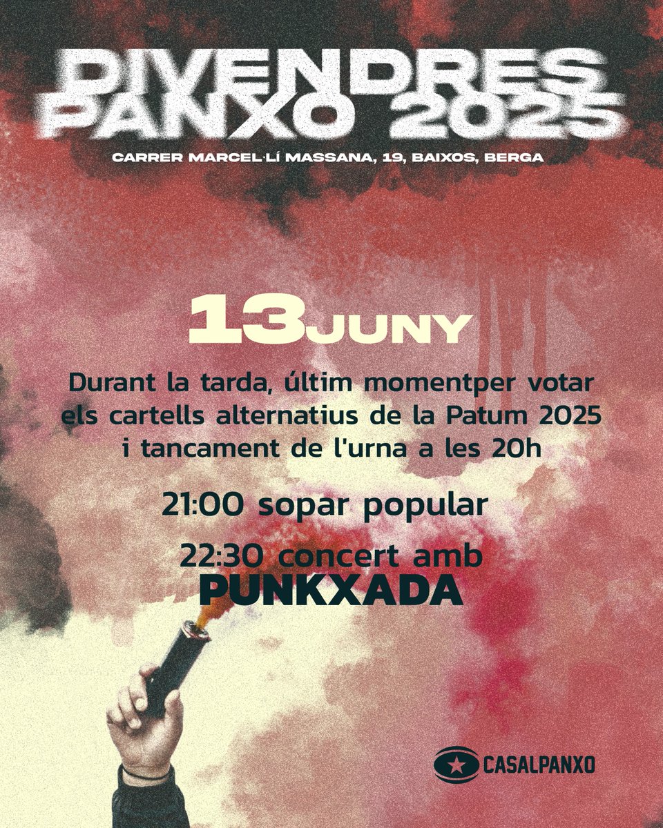Últim #DivendresPanxo2025 🙌🔥💪

Us hi esperem!