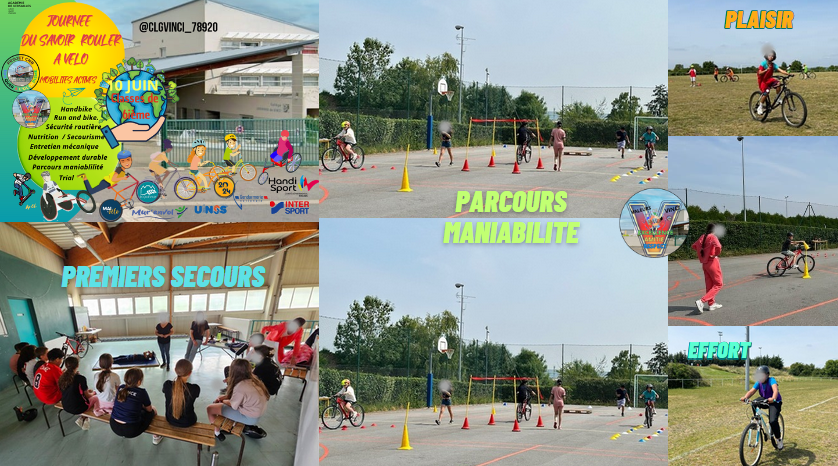 Journée #SRAV pour nos élèves de 6ème : bouger, s’entraider, vivre ensemble et apprendre avec plaisir  pour devenir des cyclistes responsables🚲☀️#NEFLE #valeursdusport #MobilitésDouces #HéritageJOP #EPS <a href="/acversailles/">Académie de Versailles</a>  <a href="/IA_DAASEN_78/">Valérie Servissolle DAASEN des Yvelines</a>