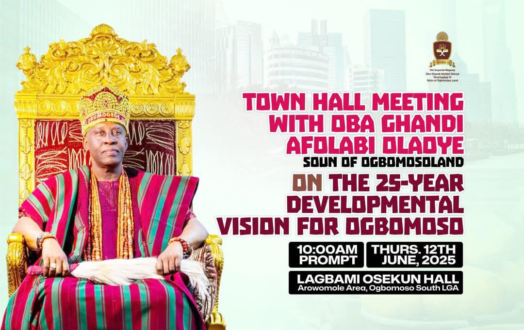 Inside_Ogbomoso's tweet image. We’ve got a King that loves to interact with his own people 

Let’s meet at TOWN HALL MEETING with Our King on Thursday!