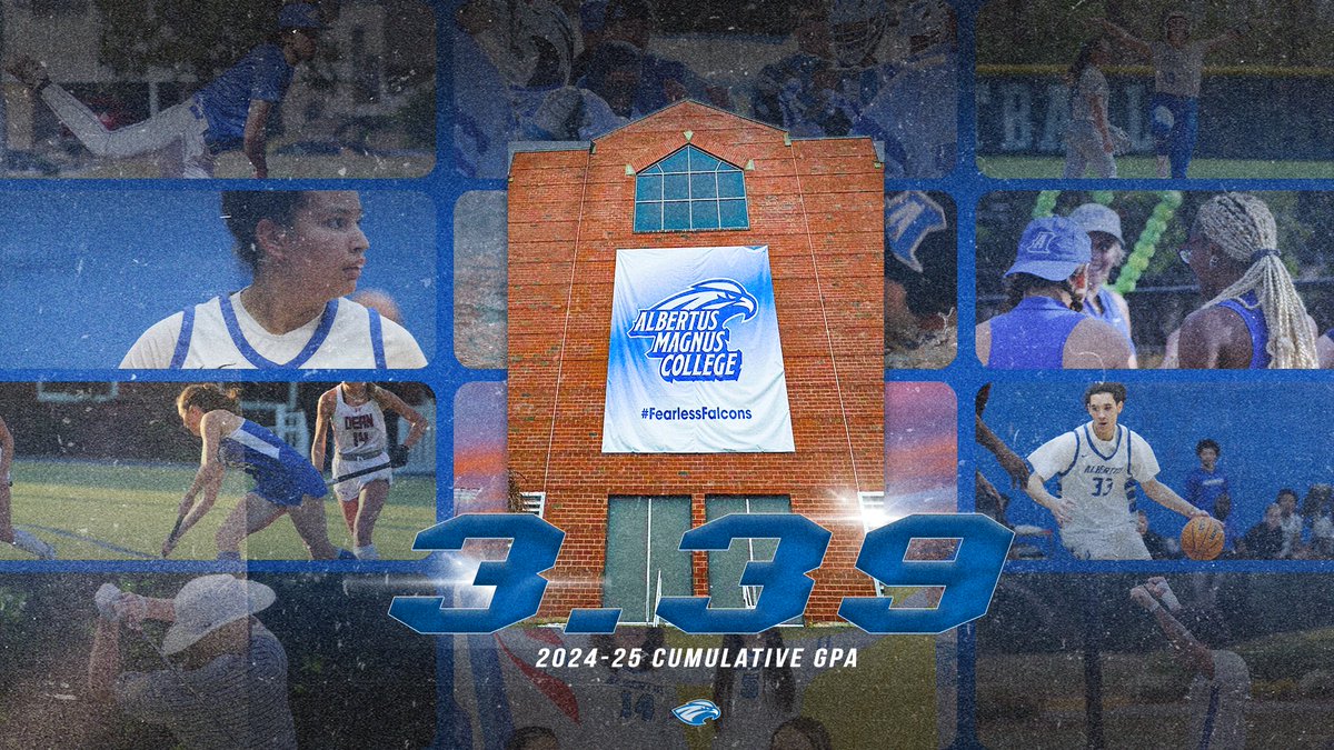 Albertus Magnus College Falcons (@albertus_sports) on Twitter photo Falcons Soar To All-Time Academic Highs In 2024-25
#FearlessFalcons | #GoFalcons
Read the full story! 📰albertusmagnus.prestosports.com/general/2024-2… Falcons Soar To All-Time Academic Highs In 2024-25
#FearlessFalcons | #GoFalcons
Read the full story! 📰albertusmagnus.prestosports.com/general/2024-2…