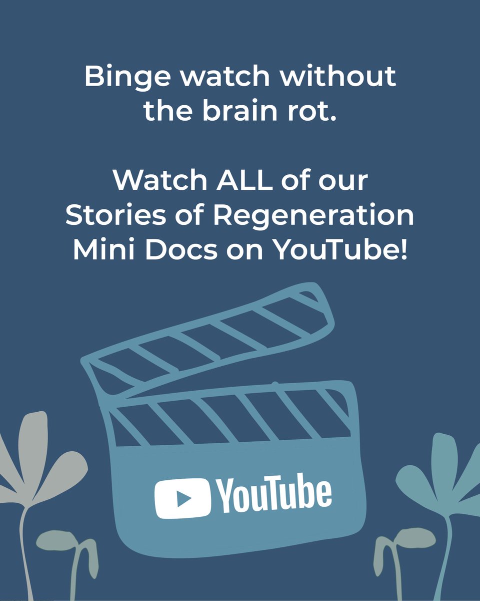 Can you help us get to 1M views?! 😏

Congrats to Stories of Regeneration: North Dakota for being selected for the New Hope Film Festival this year! 

Binge watch our mini docs (guilt-free) at youtube.com/@KissTheGround 🎥

#Regeneration #RegenerativeFarming #RegenerativeAgriculture