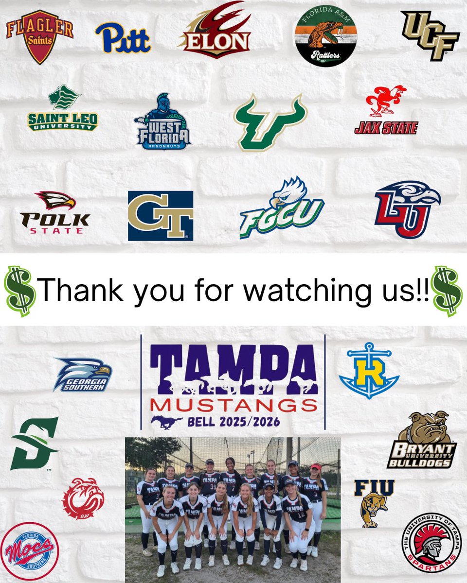Thanks to all of the coaches that watched us play in Show Me the Money. Next up, Top Gun in KC!!! <a href="/TM_Bell2025/">Tampa Mustangs Bell 2026</a>