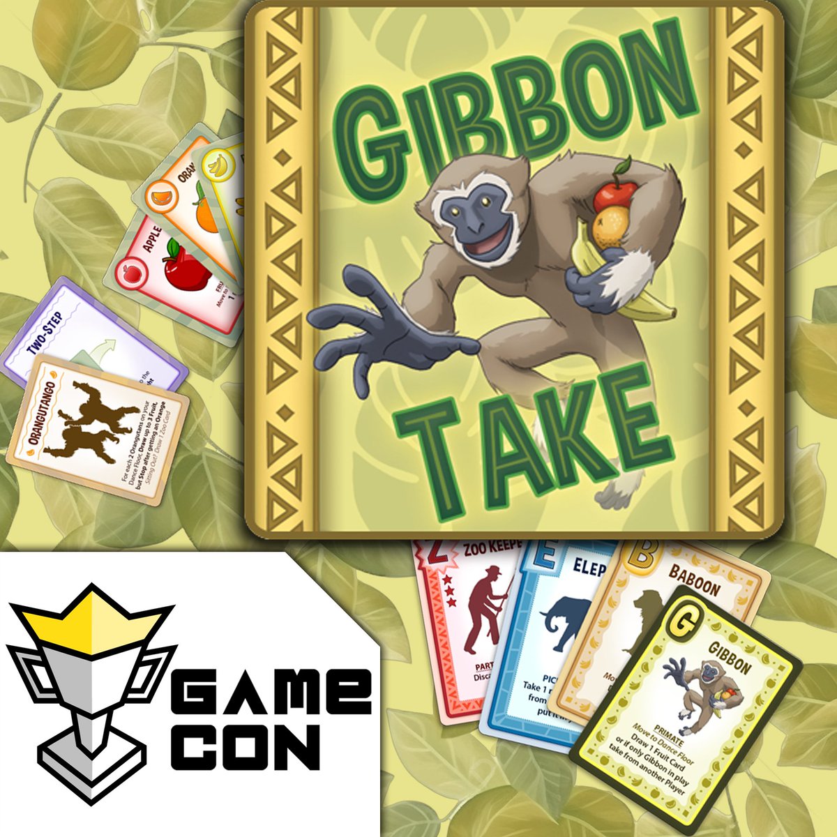 NSCCThunder's tweet photo. Gibbon Take will be having a card game playtest at Game Con!
Simeous Business need help testing their newest card game, Gibbon Take.
Interested in getting up to some monkey business?
The playtest will be from 3:00-5:00PM.
Learn more about Game Con at:
https://t.co/T3nf5GqI43 https://t.co/40QdM1Ok0C