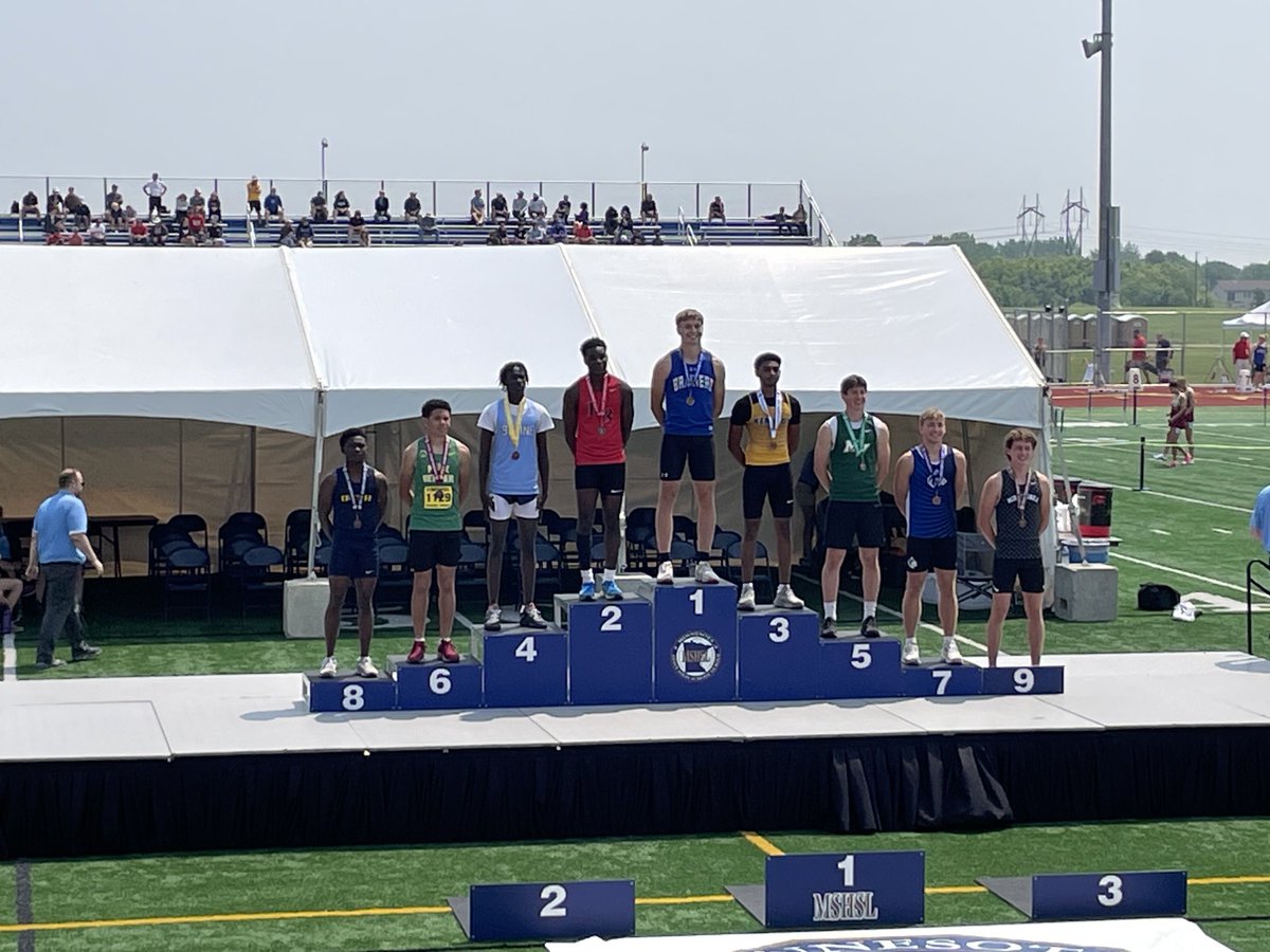 Irish ☘️ Shalom Afram places 8th in State Triple Jump.