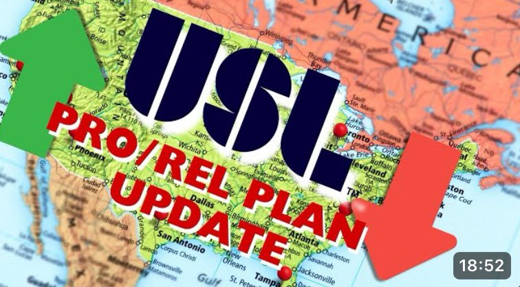 MKickaround's tweet image. 🔥🎥Where Does USL&apos;s Pro/Rel Plan Stand Three Months Later? 

#mkultras #prorel #usl 

youtu.be/Mpb4fNKWQ-M?si…