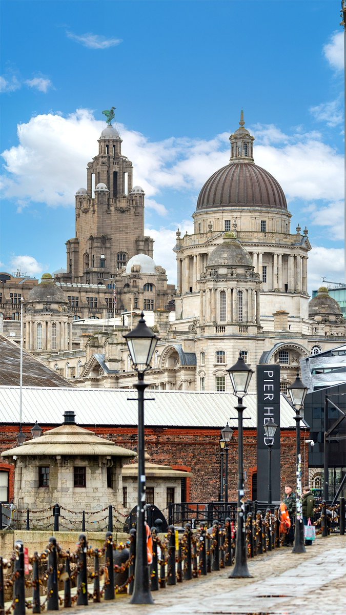 It's always nice to walk by the river in Liverpool.