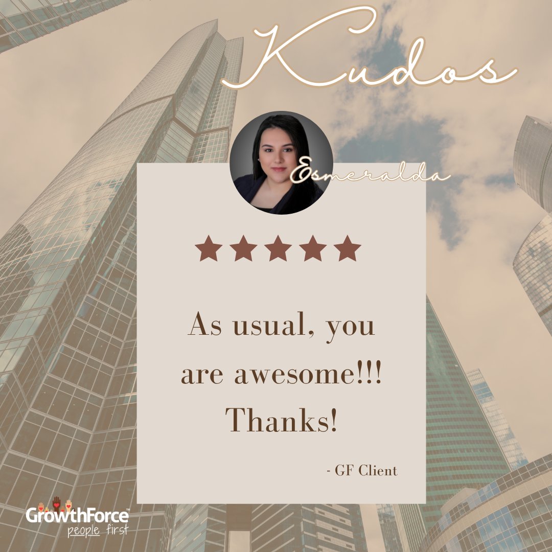 #EmployeeAppreciation: Esme! You did it again! Crushing it like always. You're awesome—thank you! 💪