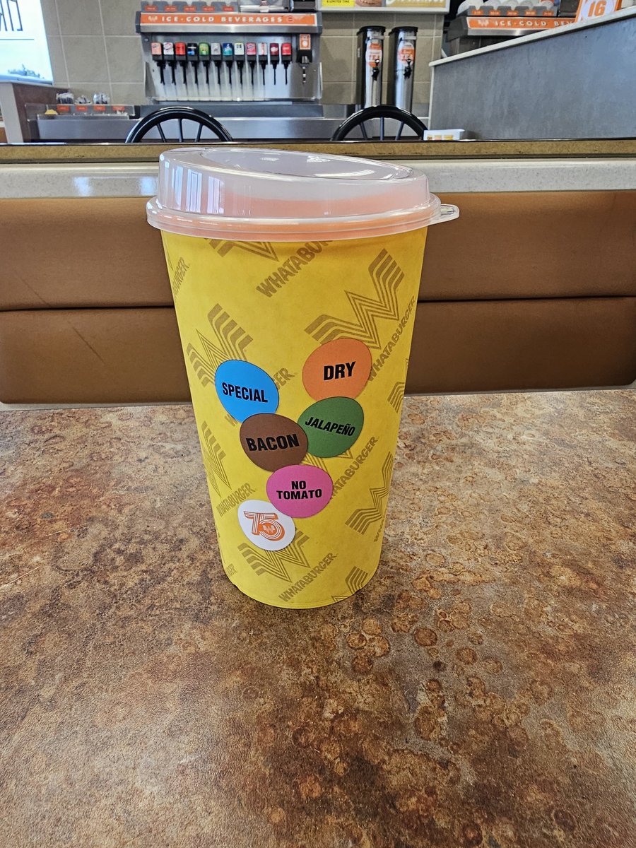 UberMike78's tweet image. Got my @Whataburger anniversary cup