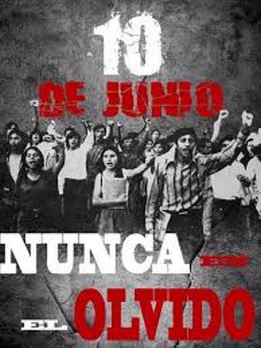 nomentirnozwzj's tweet photo. Al 10 de junio de 1971 también se le conoce como la Masacre del Jueves de Corpus. Ese día un grupo paramilitar llamado Halcones, armados con varillas de bambú y metralletas y apoyados por tanques antimotines, atacó una manifestación de estudiantes. #PRIAsesino https://t.co/mwM2FKieFm
