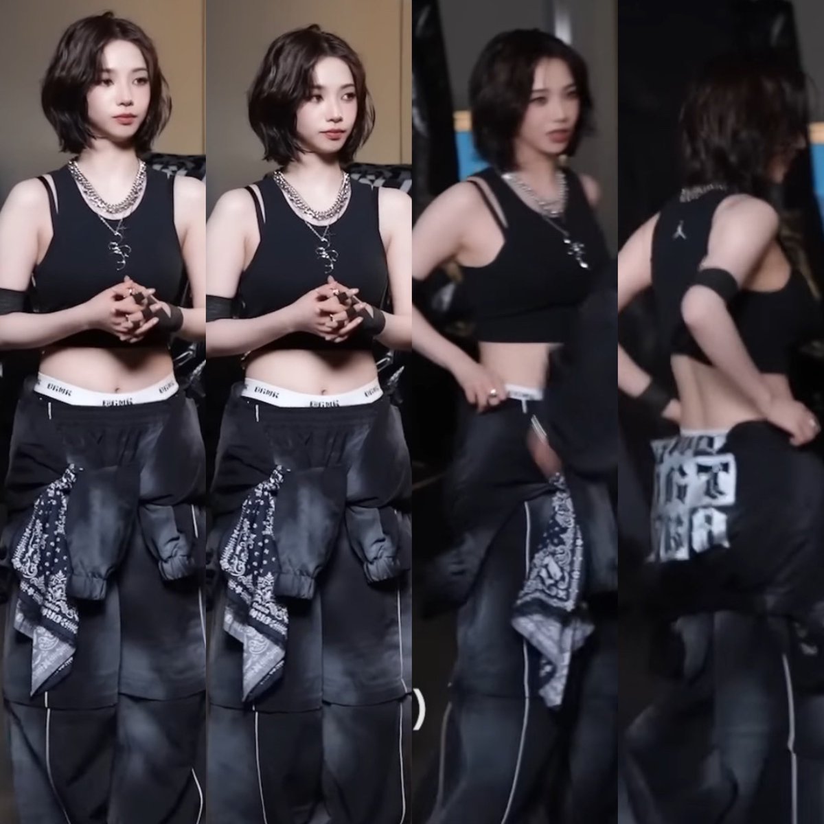 jiminiesneck's tweet photo. Karina and those boxers and that hair and that outfit will be the death of me https://t.co/IvxFJVnc2O