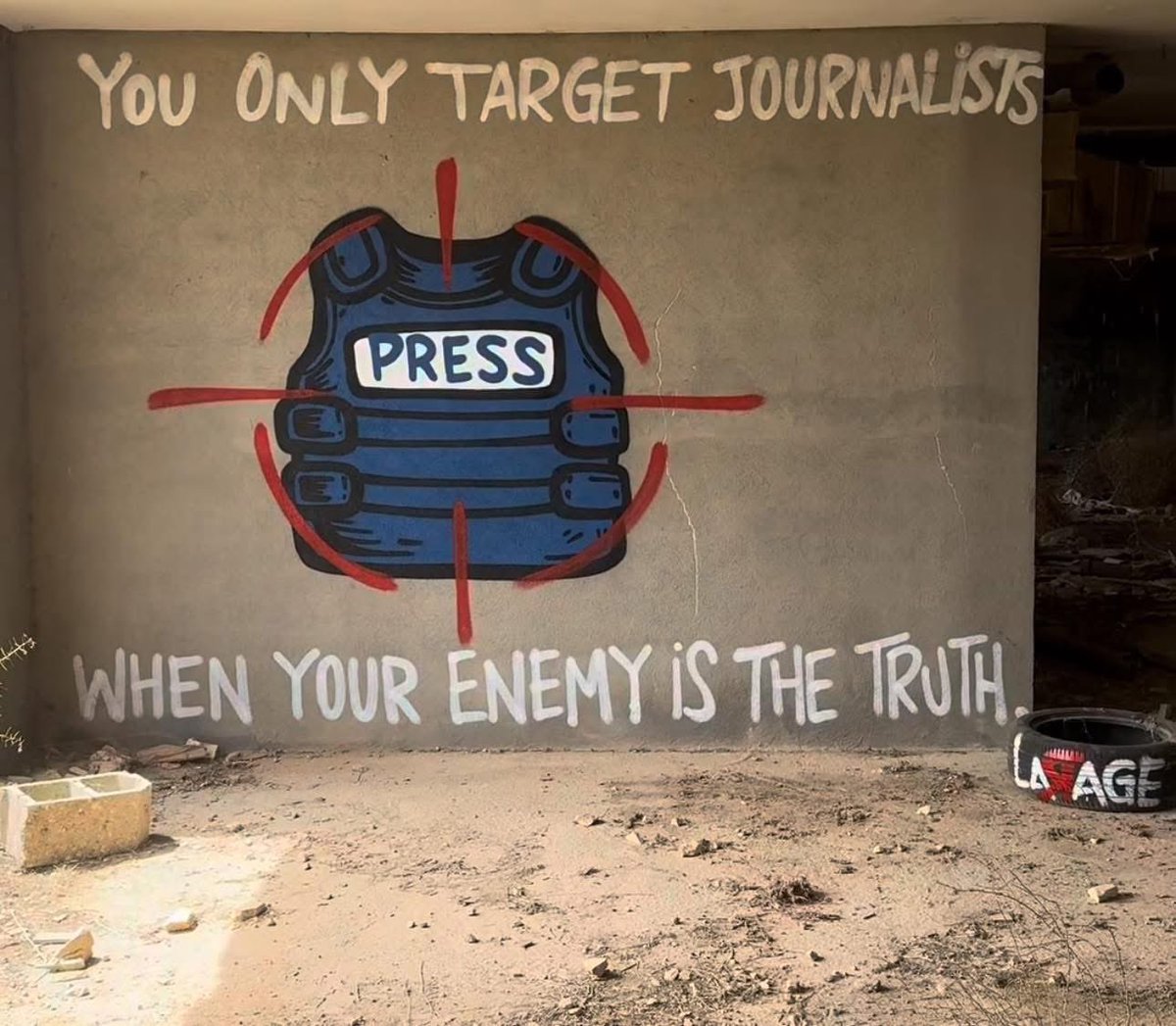 231 Palestinian journalists murdered by Israel…. so far 

This is more than ANY world conflict over the past 30 years.