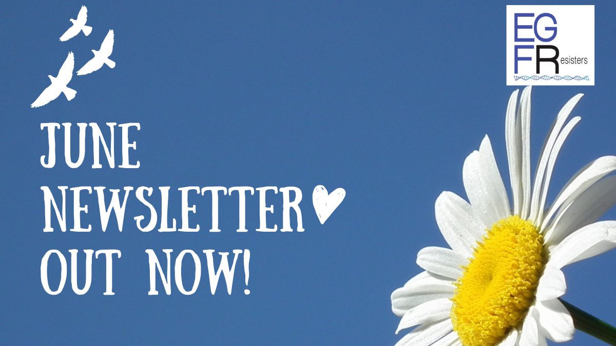 The EGFR Resisters June Newsletter is here: ASCO 2025 Research Highlights, New Project PRIORITY Dashboard, and news from our community! 
Read it here: mailchi.mp/89bd739b1435/b…