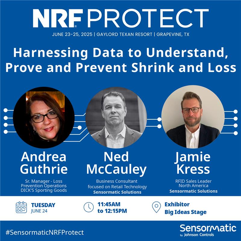 Sensormatic Solutions (@sensormatic) on Twitter photo ๐จ Donโt miss our Big Ideas session at #NRFPROTECT 2025!
Discover how top retailers use data to fight shrink & boost profits.
๐
June 24 | ๐ 11:45 AM
๐ค Jamie Kress, Ned McCauley (<a href="/Sensormatic/">Sensormatic Solutions</a> )
๐ค Andrea Guthrie (<a href="/DICKS/">DICK'S Sporting Goods</a> Sporting Goods)
๐ Learn more: ow.ly/jRQG50W7457 ๐จ Donโt miss our Big Ideas session at #NRFPROTECT 2025!
Discover how top retailers use data to fight shrink & boost profits.
๐
June 24 | ๐ 11:45 AM
๐ค Jamie Kress, Ned McCauley (<a href="/Sensormatic/">Sensormatic Solutions</a> )
๐ค Andrea Guthrie (<a href="/DICKS/">DICK'S Sporting Goods</a> Sporting Goods)
๐ Learn more: ow.ly/jRQG50W7457