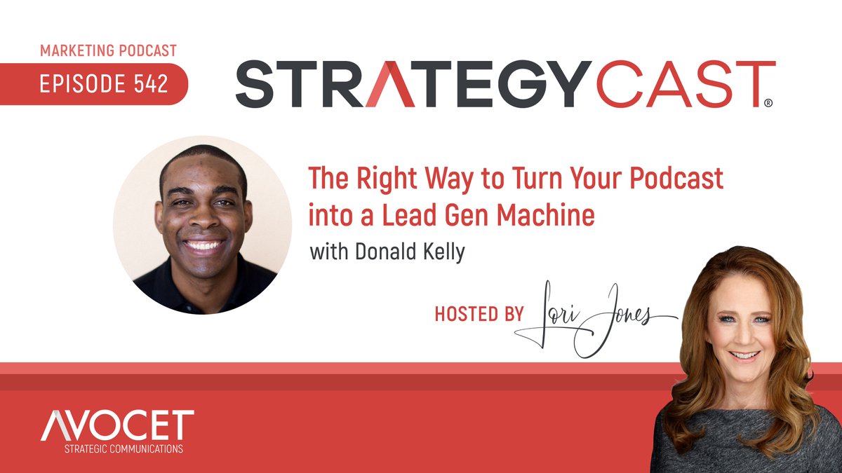 Donald Kelly, of The Chief Sales Evangelist, went from selling door-to-door to building two podcast-powered businesses. 🎙 In this StrategyCast, he talks brand, trust, and how podcasting opens doors. Don’t miss it.
👉 strategycast.com/podcast/the-ri…
#StrategyCast #PodcastTips  #LeadGen