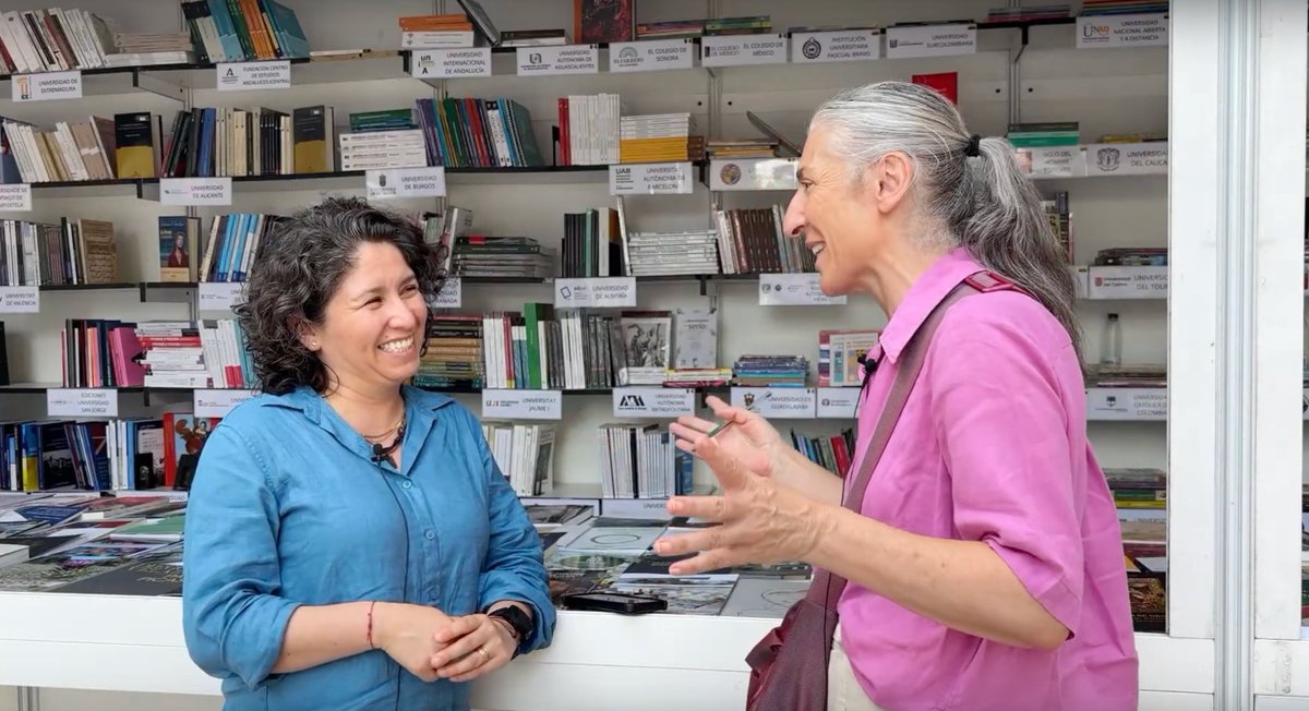 Entrevista a Dejanira Álvarez, directora de la <a href="/fil_nyc/">FILNYC</a>, en la Plaza de la Ciencia y de las Universidades.

🎥 youtube.com/live/GetOoNbos…

#UNEenFeria #SinLibrosNoHayCiencia #EspañolyPortuguésLenguasdeCiencia