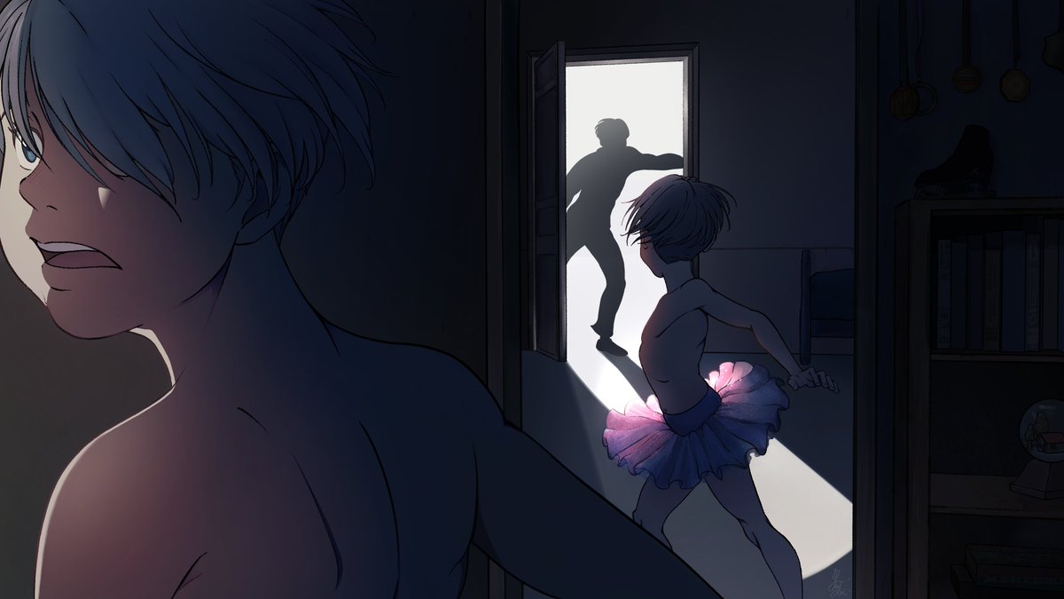 yoi_joi_'s tweet photo. Viktor and Adolescence #YuriOnIce https://t.co/jzJeWSBlal
