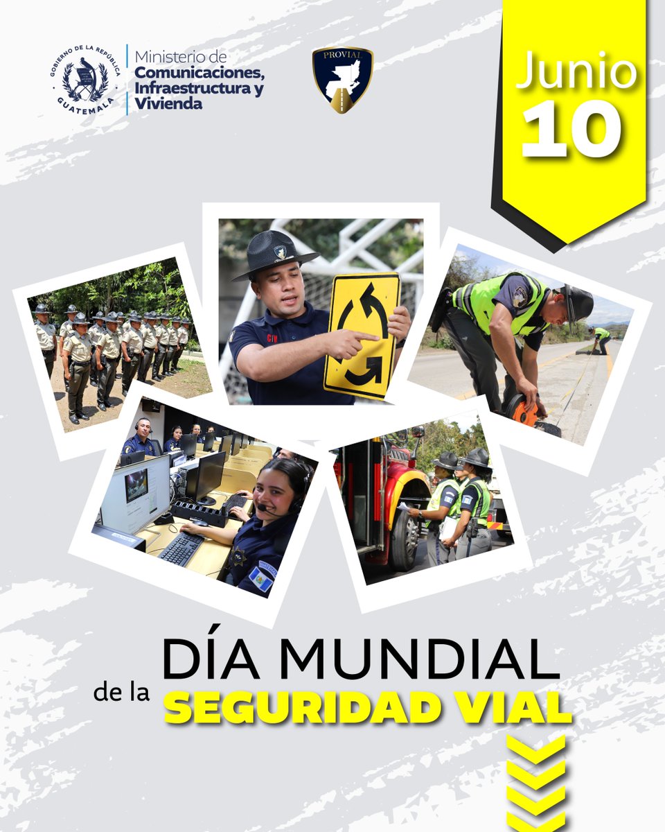 En el Día Mundial de la Seguridad Vial recordamos que nuestra labor en carretera no se detiene. 
Cada operativo, asistencia y patrullaje es por ti. 🚧👷‍♂️

#SeguridadVial #PROVIAL

PROVIAL, proteger y servir.