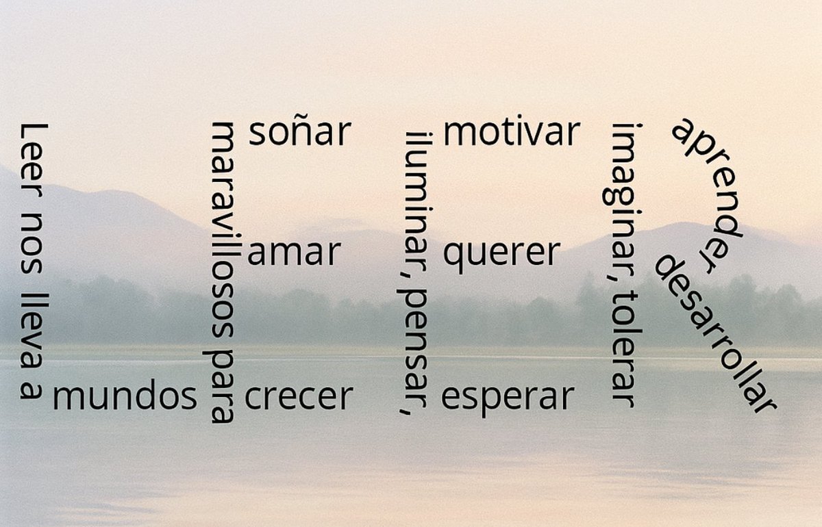 Leer, con imagen de fondo "imaginada" por una IA