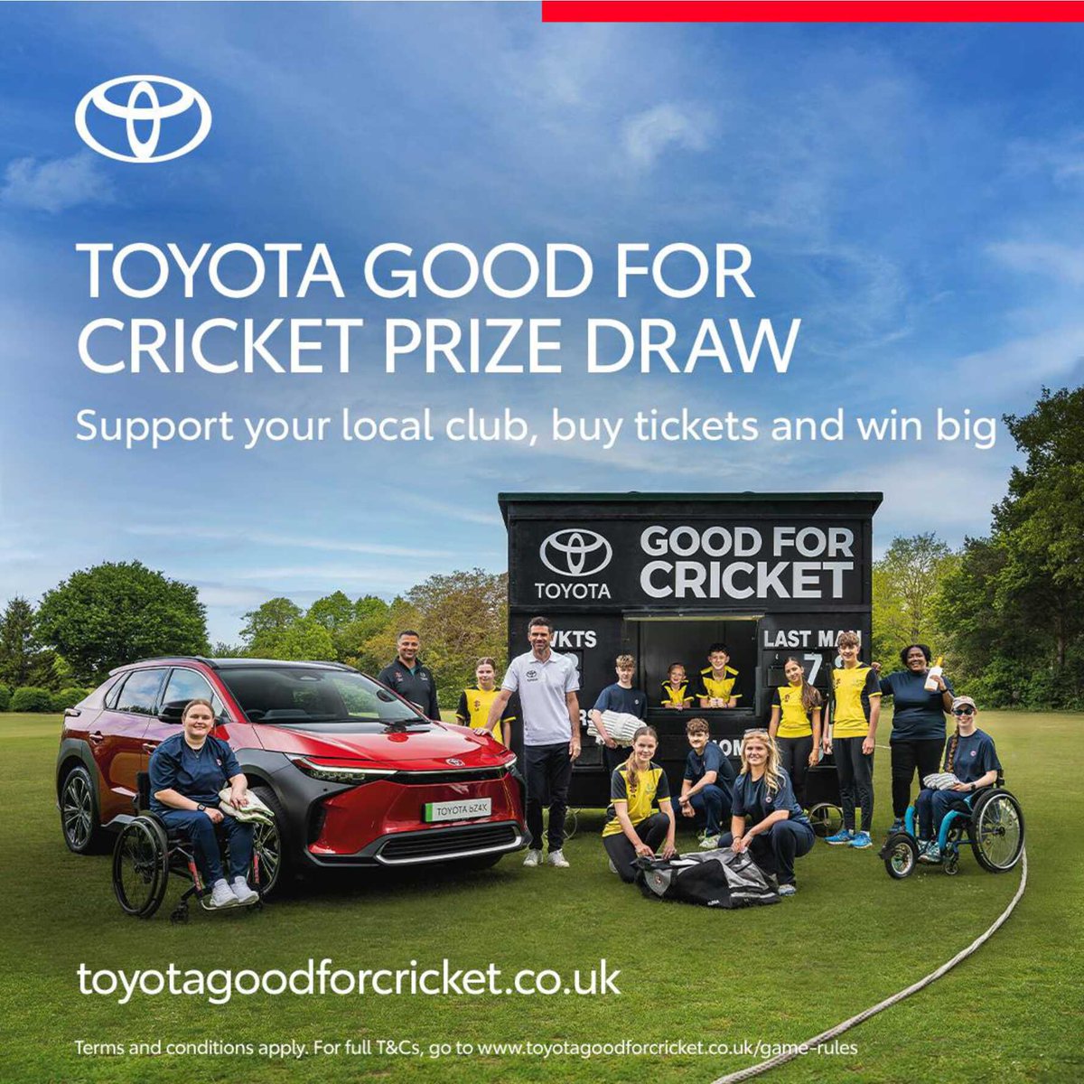 North Devon Cricket Club (@instowcricket) on Twitter photo Hereās a great initiative from <a href="/ToyotaUK/">ToyotaUK</a> to boost funds for cricket clubs and you could win some amazing prizes! All ticket sales go straight back to us. Who knows, buy enough tickets and we can sort the drive outš
Click below to go straight to our page
toyotagoodforcricket.co.uk/support/north-⦠Hereās a great initiative from <a href="/ToyotaUK/">ToyotaUK</a> to boost funds for cricket clubs and you could win some amazing prizes! All ticket sales go straight back to us. Who knows, buy enough tickets and we can sort the drive outš
Click below to go straight to our page
toyotagoodforcricket.co.uk/support/north-ā¦