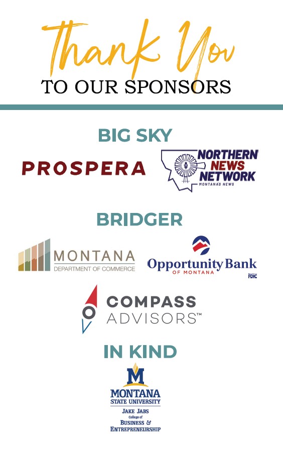 BrownCSIMT's tweet image. We're grateful for the incredible support from our sponsors who make the 2025 Investing in Montana Summit possible!
Big Sky sponsors: Prospera and Northern News Network
Bridger sponsors: Montana Department of Commerce, Opportunity Bank of Montana, and Compass Advisors
In-kind…